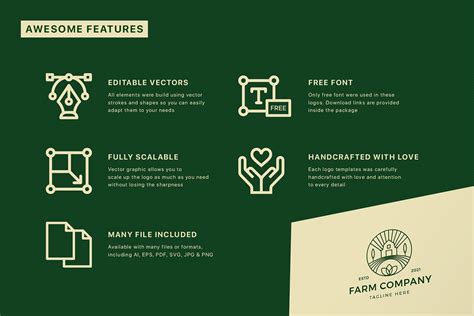 Farm Logo Template :: Behance