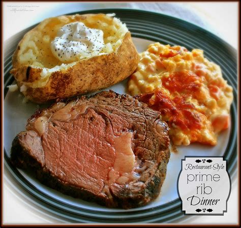 Restaurant style prime rib recipe