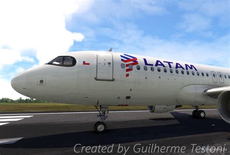 Fictional Livery LATAM Chile CC-BHG for A320 Fenix v1.0 pro Microsoft ...