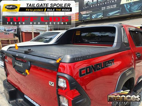 TOYOTA HILUX CONQUEST / GRS 2021 to 2025 ROLLER LID TUFF LIDS BRAND THAILAND MADE version 3 ...