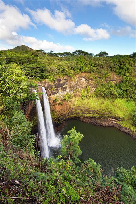 Wailua Falls, Kauai Photograph by Michaelutech