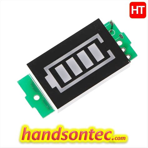 2-Cell Lithium Battery Level Indicator Module – HandsOn Tech