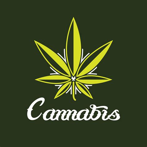 Creative Cannabis Logo 659890 Vector Art at Vecteezy