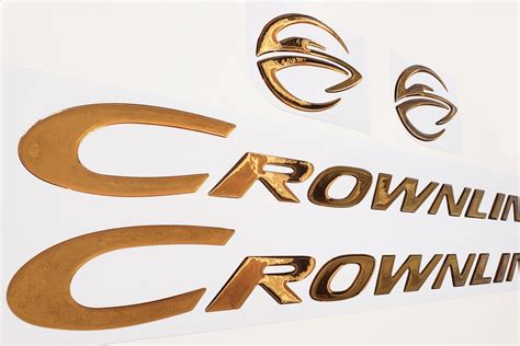 Crownline Boat Emblem Domed Boat Decals Stickers set of Two - Etsy