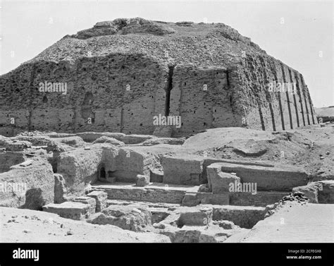 Original Caption: Iraq. Ur. (So called of the Chaldees). The ziggurat ...