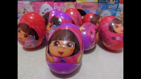 DORA THE EXPLORERSURPRISE EGG UNBOXING WITH CANDY EASTER - YouTube