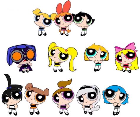 The 12 Powerpuff Girls by Joshuat1306 on DeviantArt