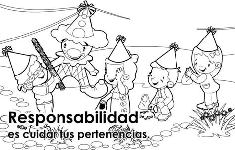 Trabajamos los valores (15) | Kid coloring page, Learning spanish for kids, School activities