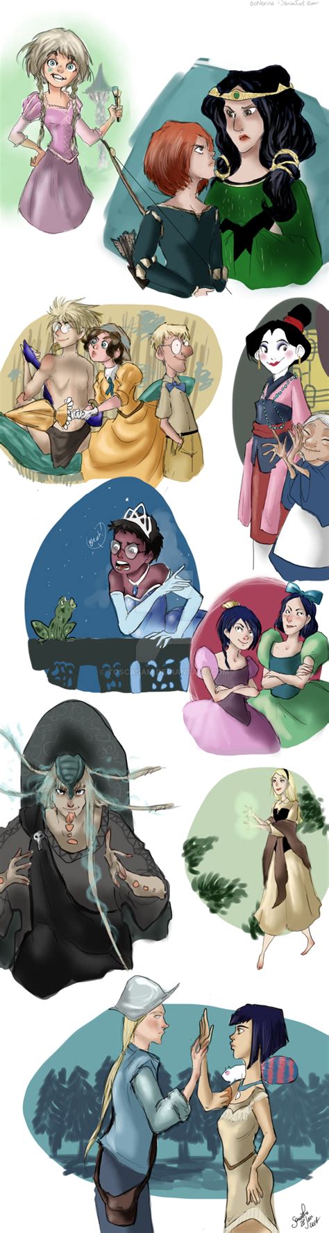 W.I.T.C.H. Disney Princesses crossover by NerinaSam on DeviantArt