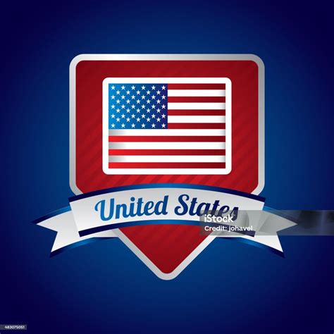 American Background Stock Illustration - Download Image Now - American ...