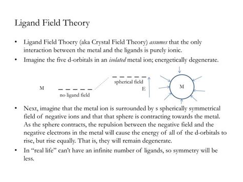 PPT - Ligand Field Theory PowerPoint Presentation - ID:787121