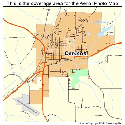 Aerial Photography Map of Denison, IA Iowa