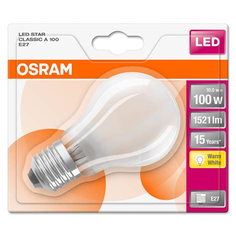 Osram Classic LED GLS E27 Bulb 10=100W - Xpress Electrical