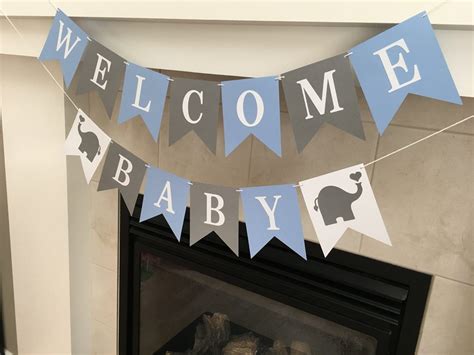 Welcome Baby Banner Baby Shower Banner Baby Sprinkle Baby | Etsy