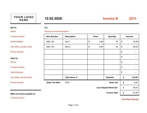 How to Create an Invoice In Excel - Full Guide with Examples