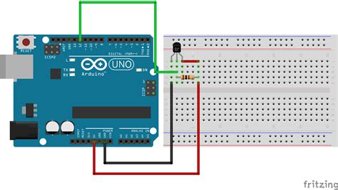 Arduino tutorial 6 - Reading 1-wire DS18B20 temperature sensor