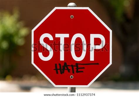 Stop Sign Graffiti Stock Photo 1112937374 | Shutterstock