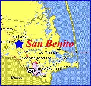 San Benito Texas Map | Draw A Topographic Map