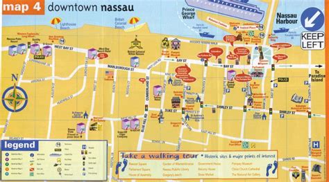 Nassau walking tour map | Disney Cruise 2014 | Pinterest ... | Bahamas ...