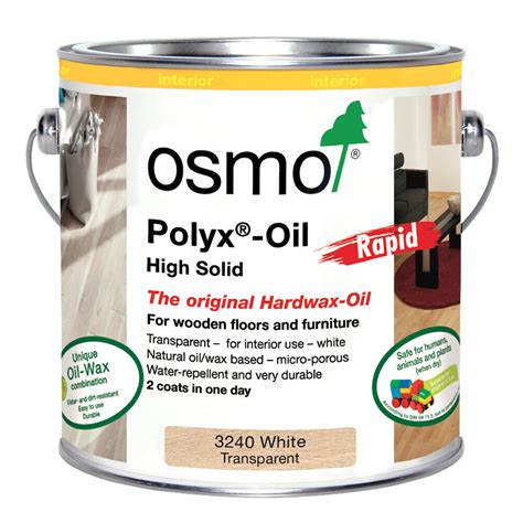 Osmo Polyx Oil Rapid Clear Satin(3232), Clear Matt(3262), White(3240) in 4 sizes | eBay