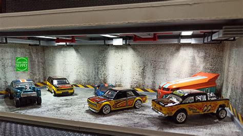 Diorama Miniatures Display Garage Workshop Diecast 1 64 1/64 4 | Etsy