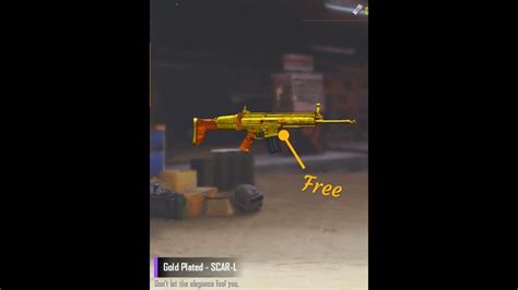 Golden Scar L skin for free no hack - YouTube