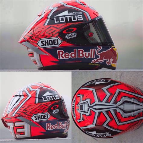 Marquez's new helmet design : motogp