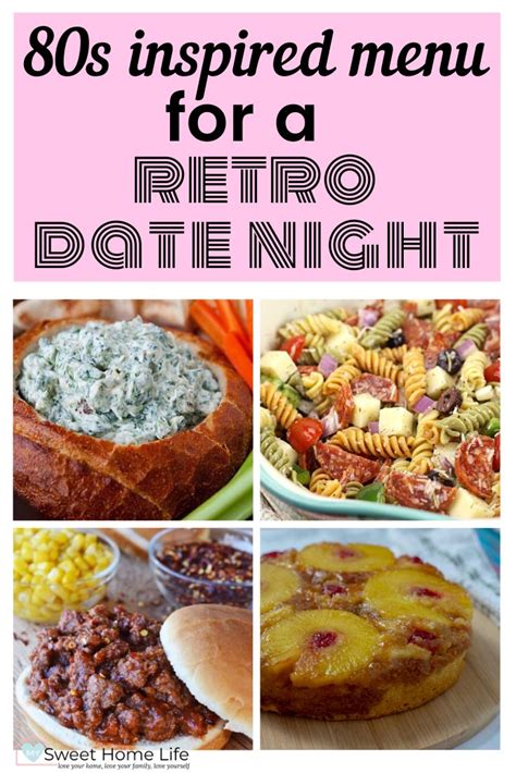 80s nostalgia food for a retro dinner date night | Dinner party recipes, 80s food, Night dinner ...