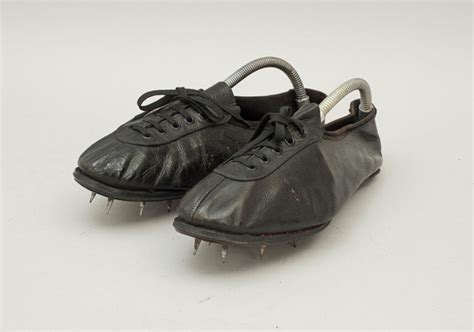 Pair of Vintage Running Spikes, Athletes Sprinting Shoes at 1stDibs