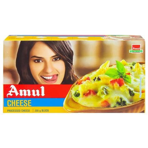 Amul Cheese Block 200 g (Carton) | Basket Hunt