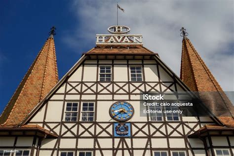 Blumenau Sc Brazil Exterior View Of Havan Retail Store Building German Architecture Stock Photo ...