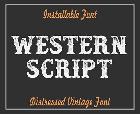 Buy Western Font Cowboy Font Western Monogram Whiskey Font Old West Font Western Font Ttf Svg ...