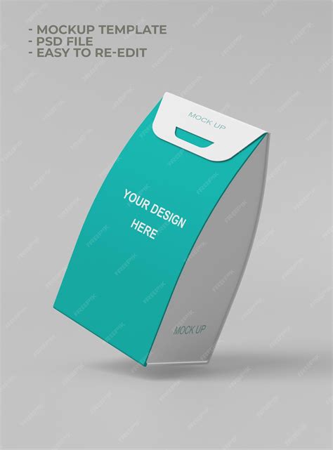 Premium PSD | Simple packaging mockup