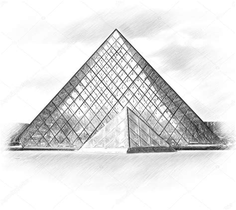 Pyramid. Louvre museum. Paris. — Stock Photo © cranach2 #111186288