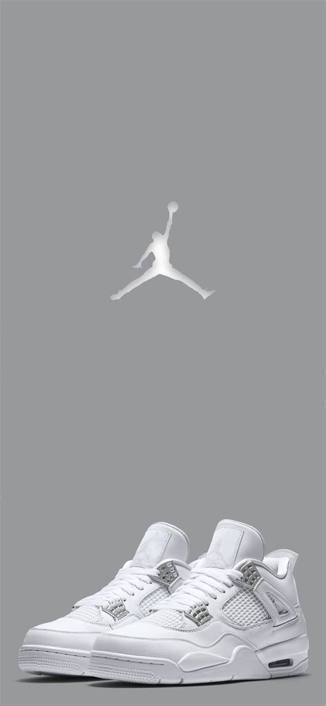 Air Jordan 4's (Pure Money) | Jordan logo wallpaper, Jordan 4 pure ...