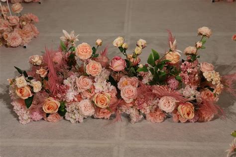 Artificial Silk Flowers Wedding Decorations Wall Backdrop Arch Table Bouquet - Buy Artificial ...