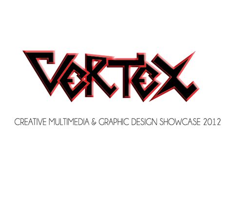 Professional Portfolio Development & Exhibition: VERTEX Logo Design #2