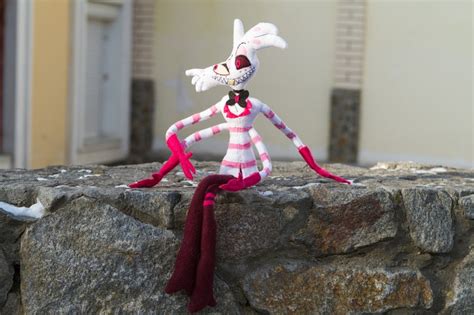 Angel Dust Plush Hazbin Hotel INSPIRED Angel Dust Doll - Etsy