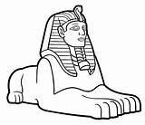 Great Sphinx Of Giza In Egypt coloring Page  Download Print Or Color sketch template