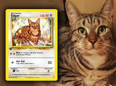 Personalized Pet Pokemon Cards