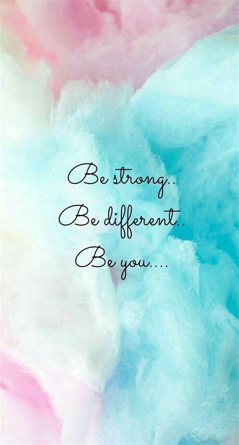 Be Different Wallpaper Lock Screen #positivequoteswallpaper | Wallpaper quotes, Inspirational ...