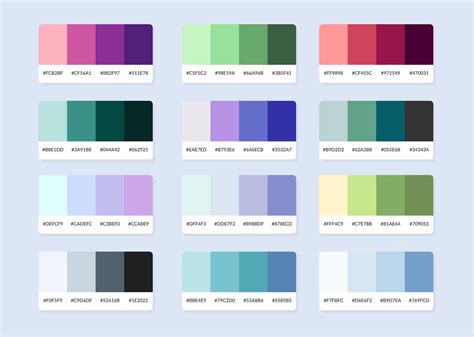 Premium Vector | Pantone colour palette catalog samples in rgb hex