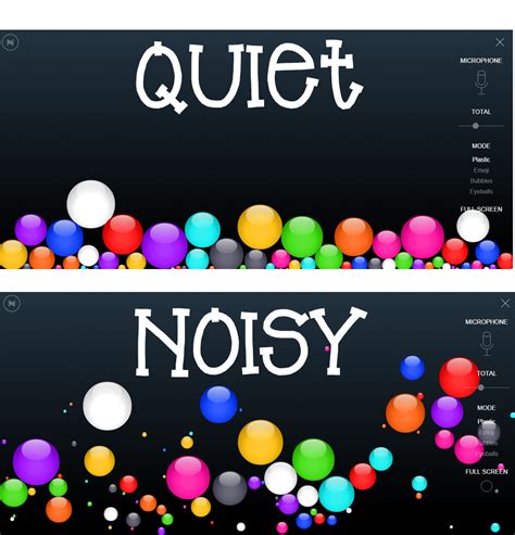 Monitor Classroom Noise Level with Virtual Bouncy Things - Hello Literacy Blog