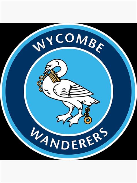 "Wycombe Wanderers - FC - Logo" Poster for Sale by EudoraWieg44 | Redbubble