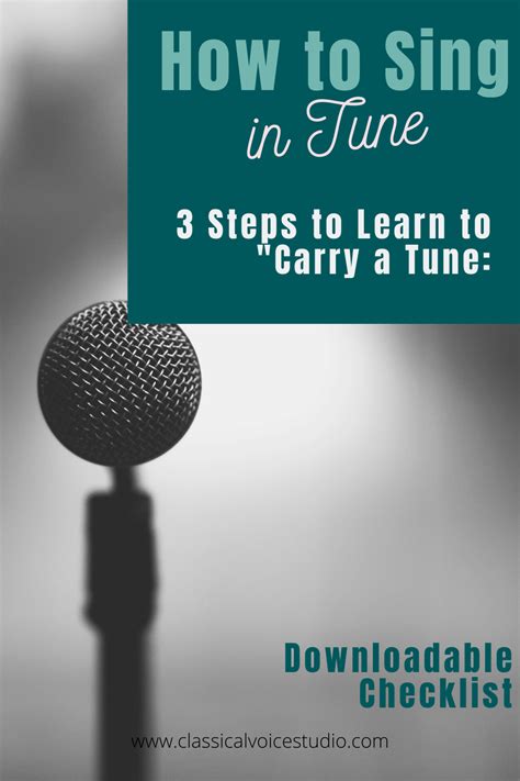 How to Sing In Tune (even if you can't "carry a tune") - Classical Voice Studio | Singing, Voice ...