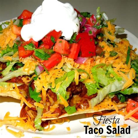 Fiesta Taco Salad - melissassouthernstylekitchen.com