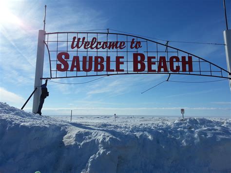 Sauble Beach winter 2013-2014 | scenery | Pinterest | Beach, Ontario ...