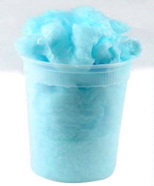 Blue Raspberry Flavored Blue Cotton Candy Bucket 5.5" high x 5 ...