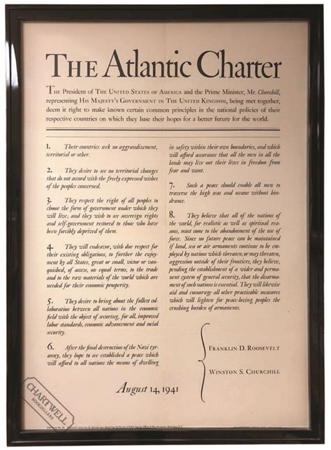 THE ATLANTIC CHARTER - Chartwell Booksellers