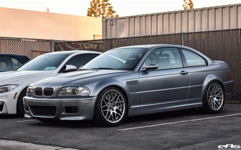 Beautiful Silver Gray BMW E46 M3 Gets Aftermarket Tuning Parts